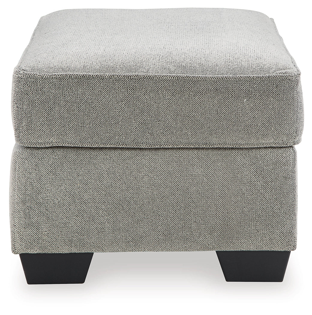 Ottoman For Home Furniture Upholstery Linen Comfortable Seating Modern And Durable Design & Multi-Functional for Living Room - Light Grey