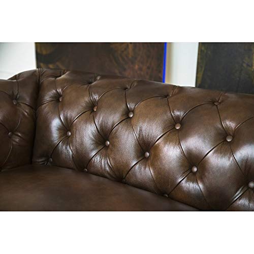 3 Seater chesterfield sofa Modern Design and Leatherette fabric Durable & Comfortable Padded Perfect for living Room