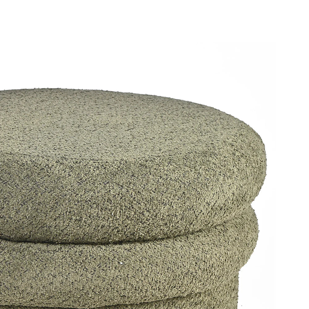Ottoman with Plywood Base, Modern Design, Storage or Elegant Accent in Living Room or Bedroom.