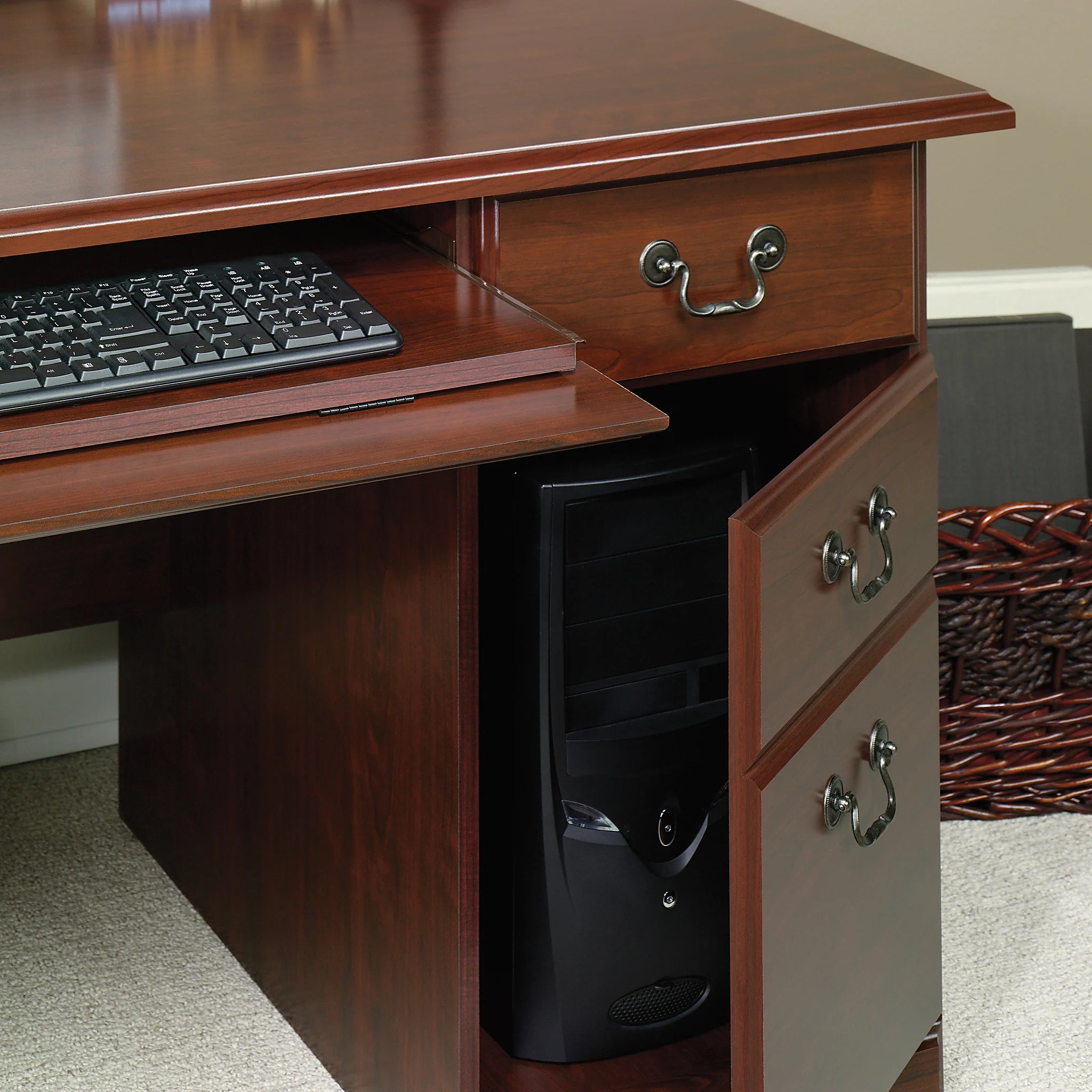 computer table office table study desk wooden table