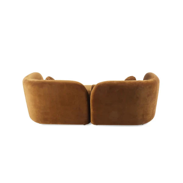 3-Seater Italian Sofa upholstered in rich velvet, combining long-lasting comfort with a sleek, modern, and Premium design aestheti