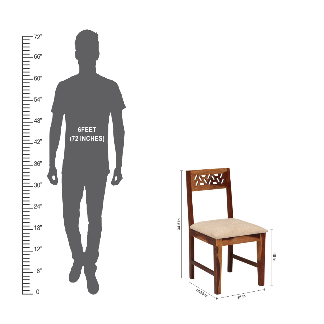 4 Dining Chair with Dining Table Wooden Frame Base -