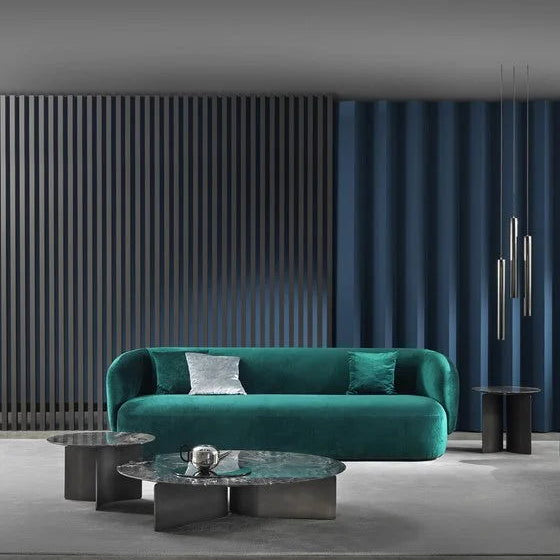 4 Seater Sofa with Wooden Base -