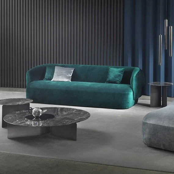 4 Seater Sofa with Wooden Base -