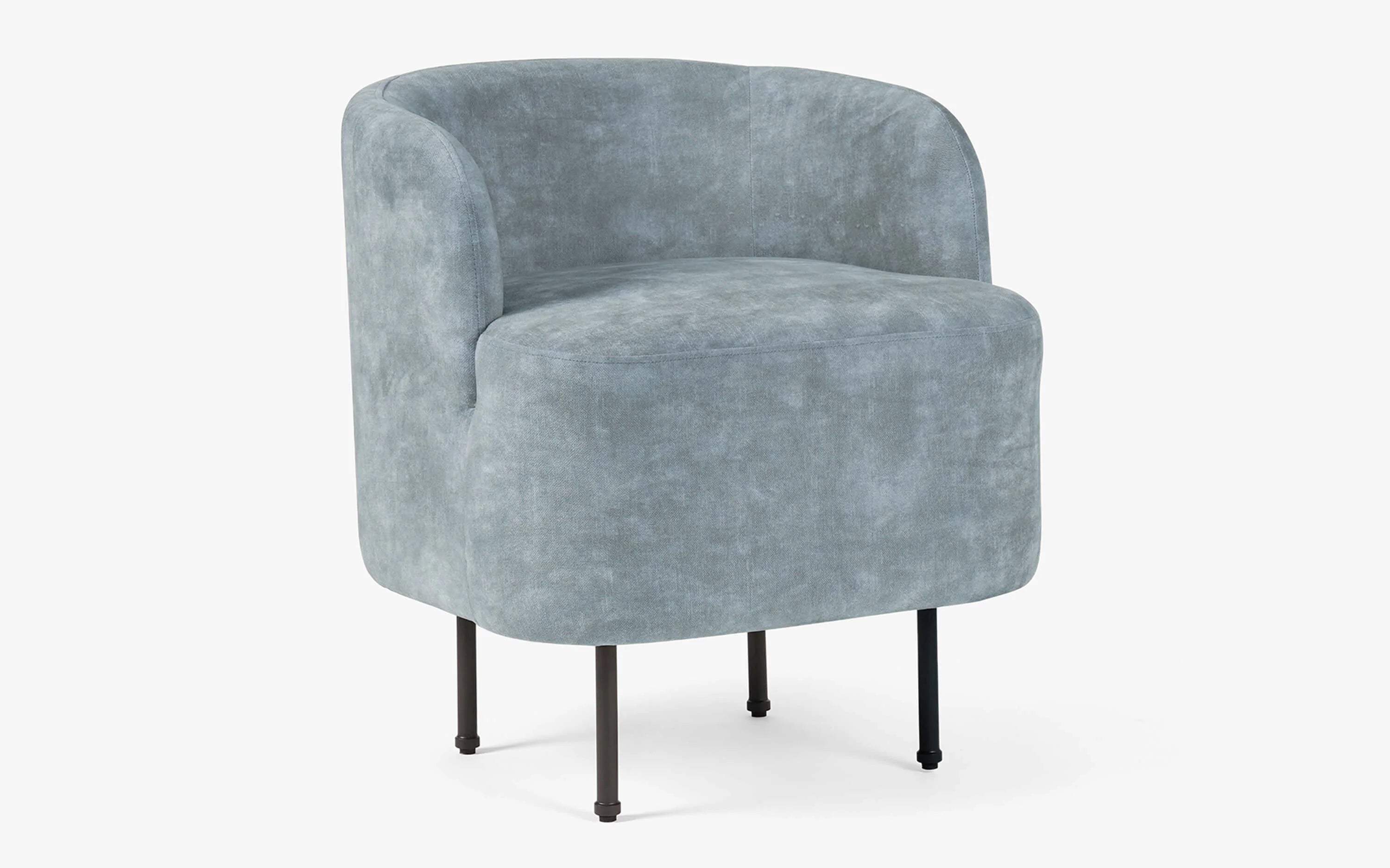 Lounge Chair For Home Furniture Modern & Durable Design Armchair Upholstery Velvet Comfortable Seating for Living Room & Offices - Green