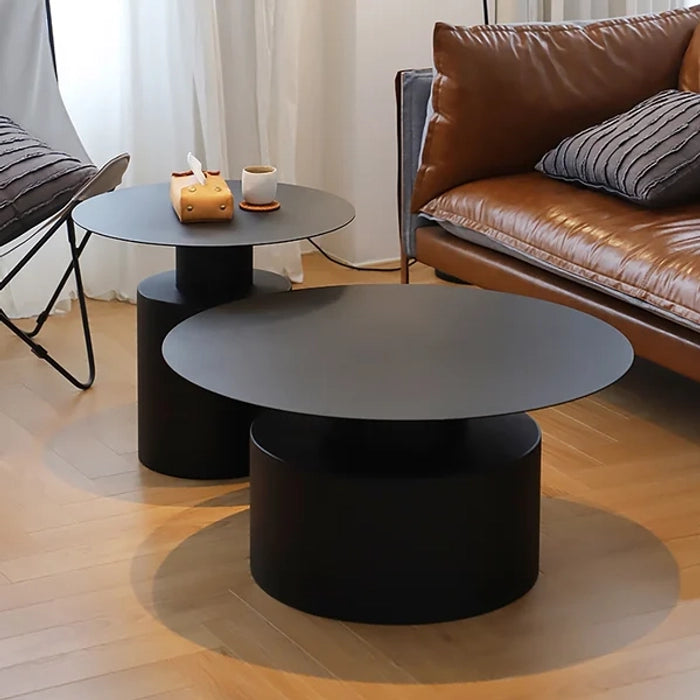 Center Table with Gloss Finish Surface and Strong Durable Frame, Perfect for Modern Home Aesthetics