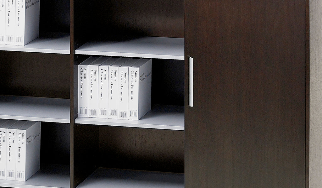 Wooden Office Storage Cabinet with Durable Construction & Space-Saving Design for for Organized Office Environments