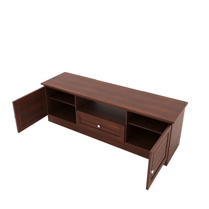 Wooden TV Wall Cabinet with Stylish finish, and Durable Design for Living Area