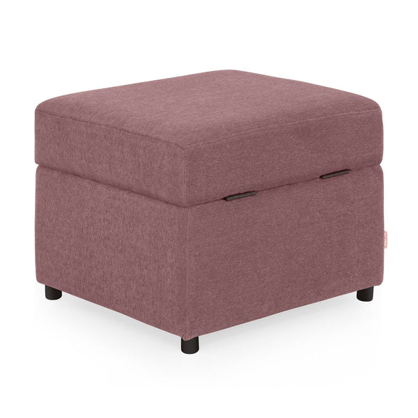 Ottoman Plouffe's For Home Furniture Foot Rest Premium And Durable Design Comfortable Seating for Living Room & Bedroom -Pink