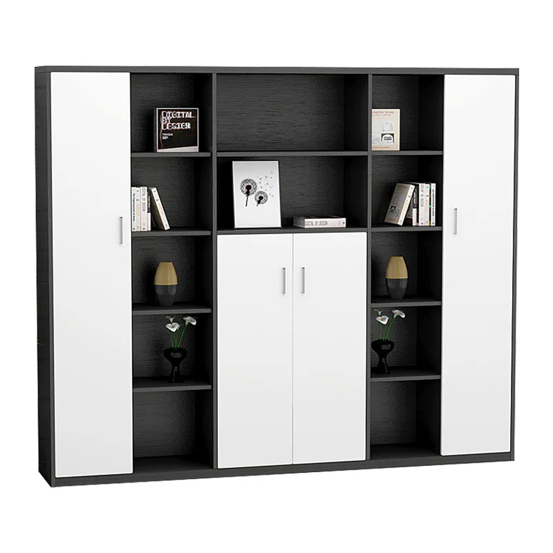 Wooden Office Storage Cabinet with Multiple Durable Drawers for Efficient File Management