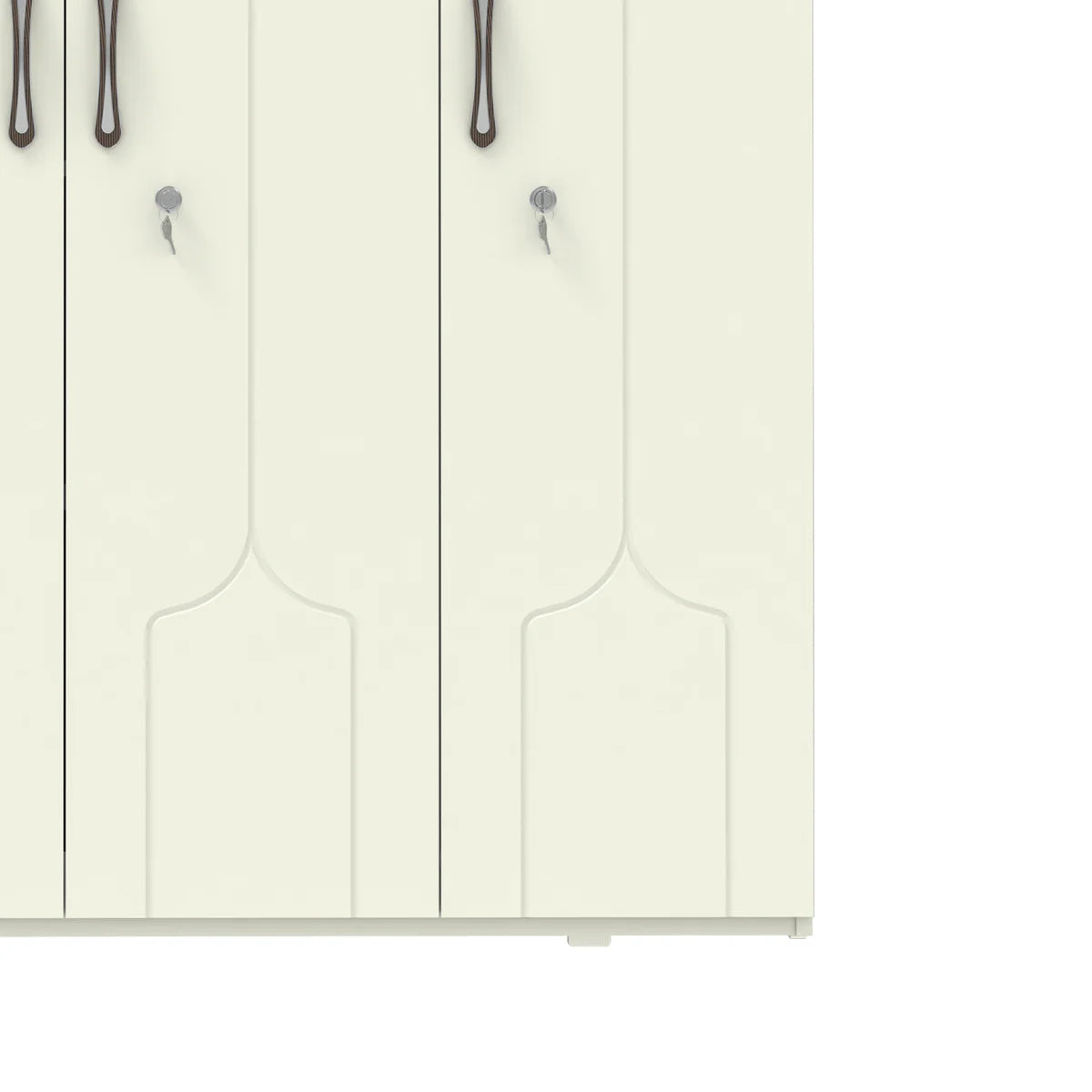 Wardrobe for Home Furniture 3-Door Contemporary Style with Sleek Contemporary Finish for Bedroom Storage Needs