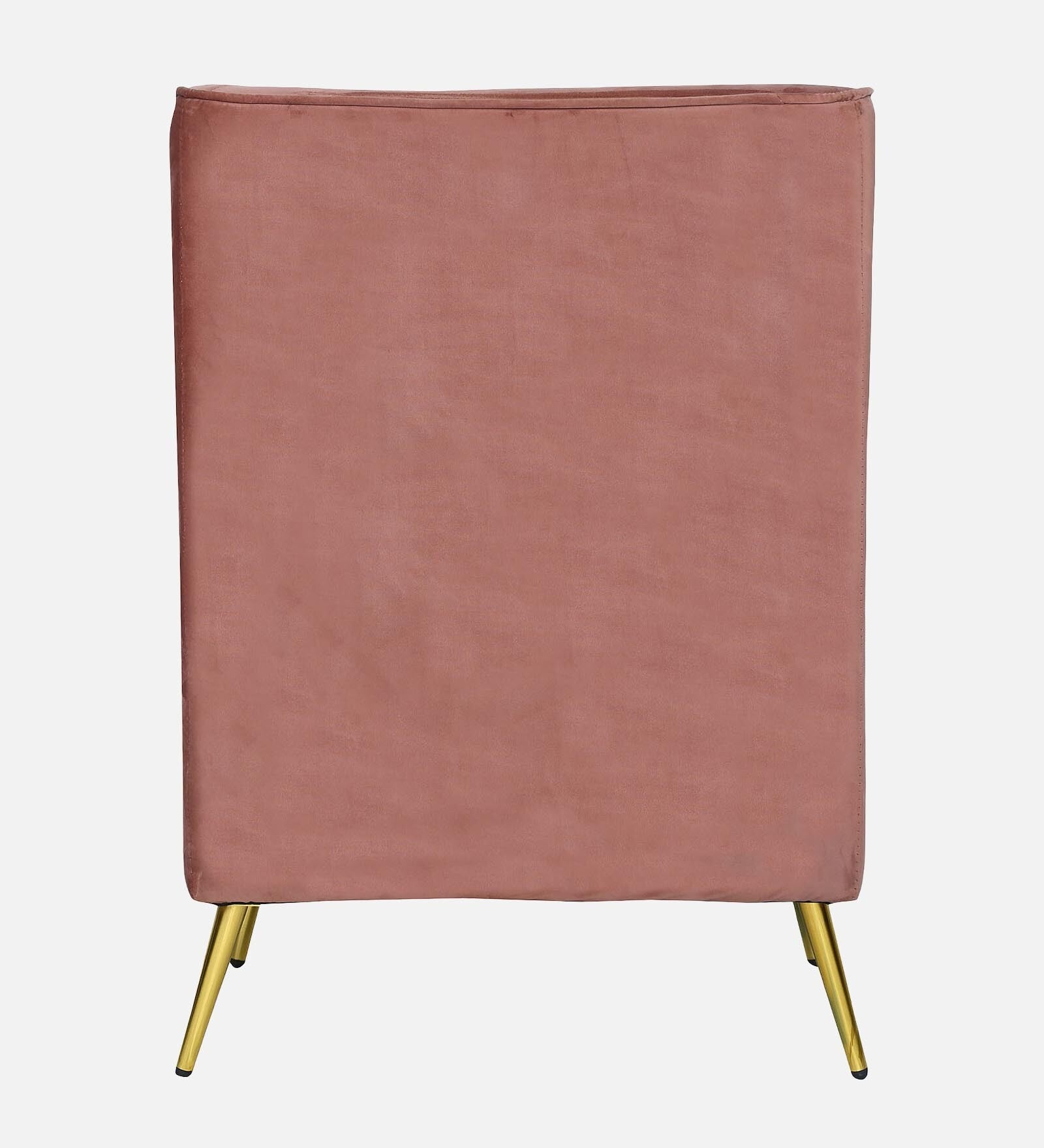 Lounge Chair For Home Furniture Premium & Durable Design Upholstery Velvet Comfortable Seating for Living Room & Offices - Pink