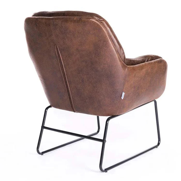 Lounge Chair For Home Furniture and soft Seating & Metal legs Durable for High Quality