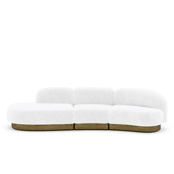 3-Seater Premium Italian Sofa with Fabric uphostery for comfort and style in upscale modern and professional environments.
