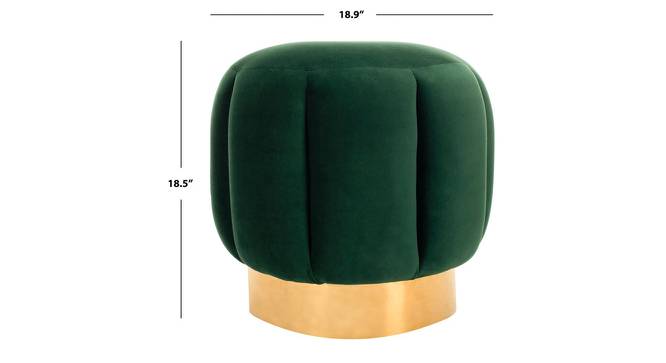 Ottoman Plouffe's For Home Furniture Foot Rest Modern And Durable Design Comfortable Seating for Living Room & Bedroom -Green