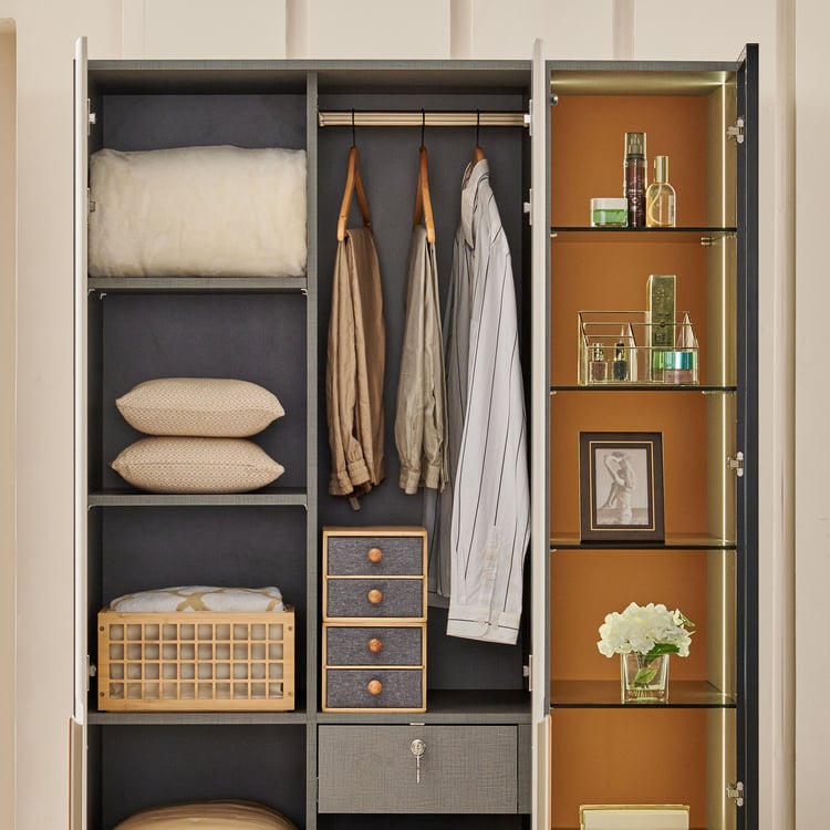 Wardrobe for Home 3-Door Modern Look, Solid Build Quality and Timeless Home Elegance