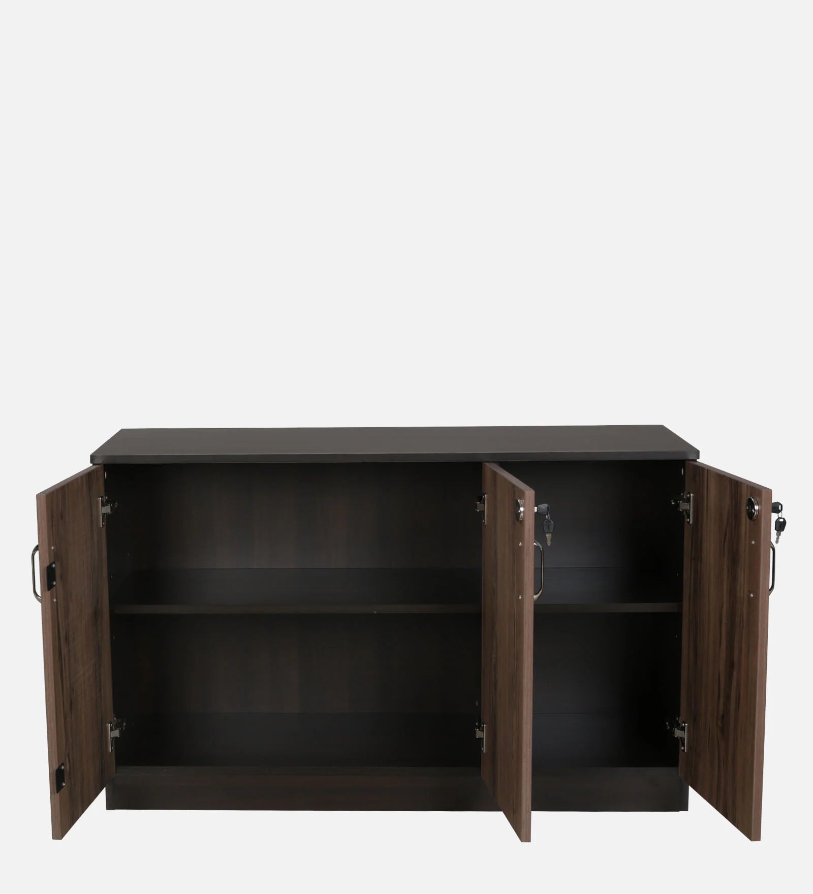 Cabinet in Dark Walnut – spacious storage unit blending elegant and for stylish, functional home décor.