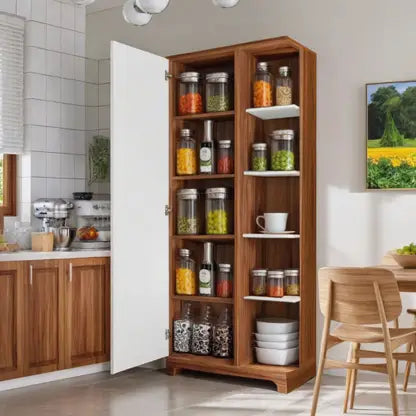 Cabinet with Solid Wood Storage with Stylish Finish for Modern Interiors.