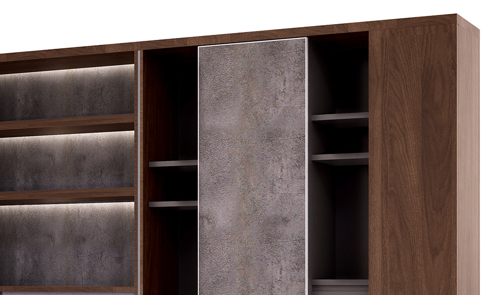 Wooden Office Storage Cabinet with Modern Wooden Elegant Finish for Professional Workspaces