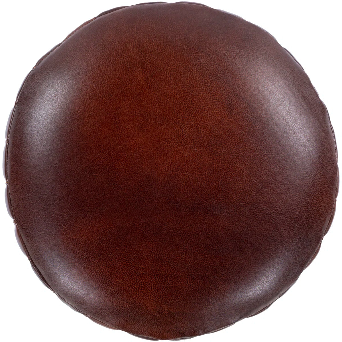 Pouf For Home Furniture Upholstery Pu Leatherette Comfortable Seating Modern And Durable Design Multi-Functional for Living Room -Brown