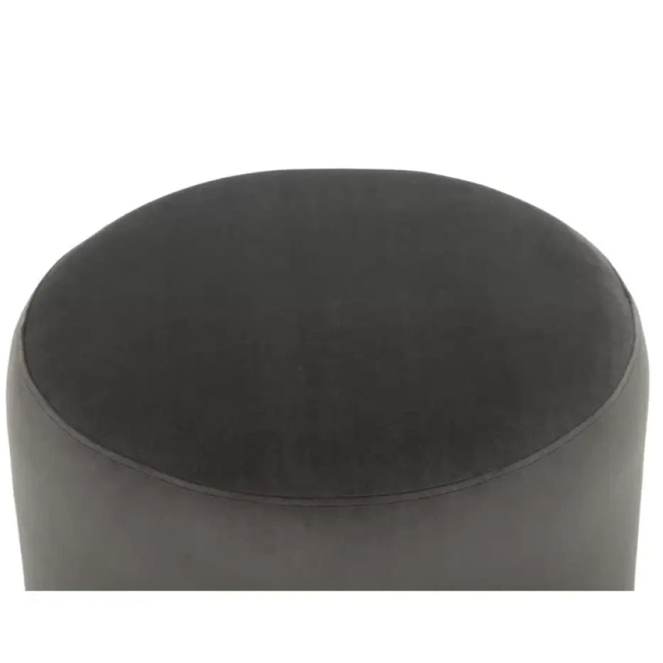 Ottoman – Plush Velvet Upholstery Solid Wood Frame with Foam Padding, Footrest or Side Table.