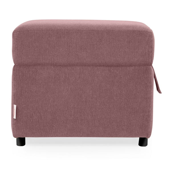 Ottoman Plouffe's For Home Furniture Foot Rest Premium And Durable Design Comfortable Seating for Living Room & Bedroom -Pink