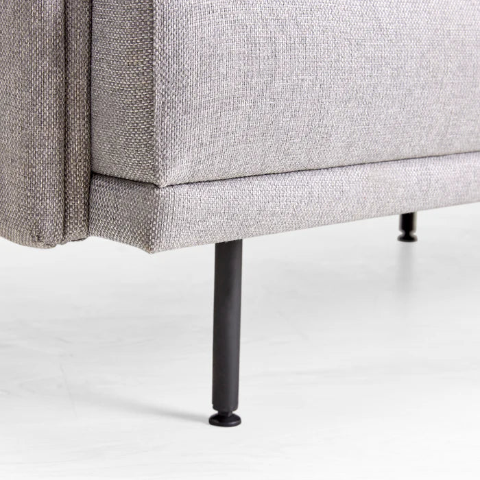 3 Seater Office Sofa Contemporary Sofa Durable Frame with Soft Fabric for Daily Use and Premium Suede Upholstery.