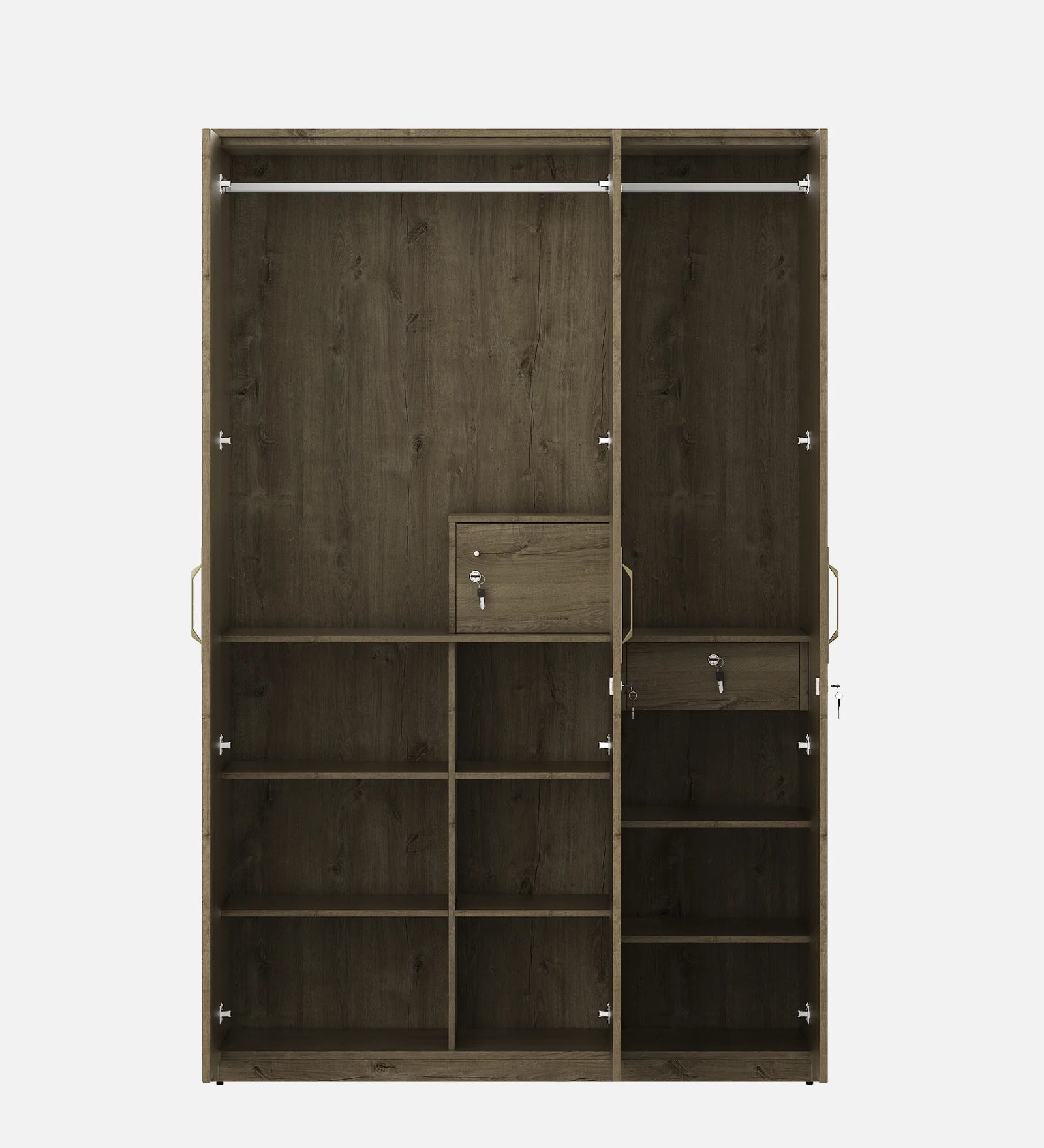 Wardrobe for Home 3-Door Ultra-Modern Look and Elegant Craftsmanship and Durable Frame Construction