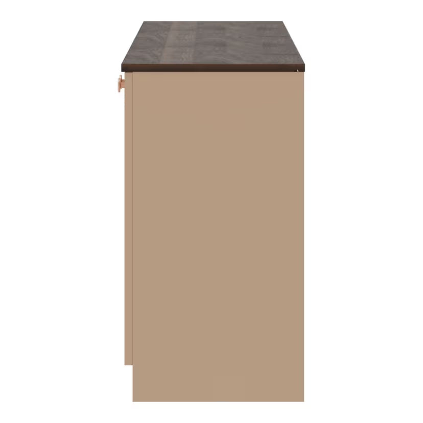 Cabinet with Quiet Soft-Close Doors and Ample Shelving, Ideal for Stylish Storage in Homes, or Commercial Spaces