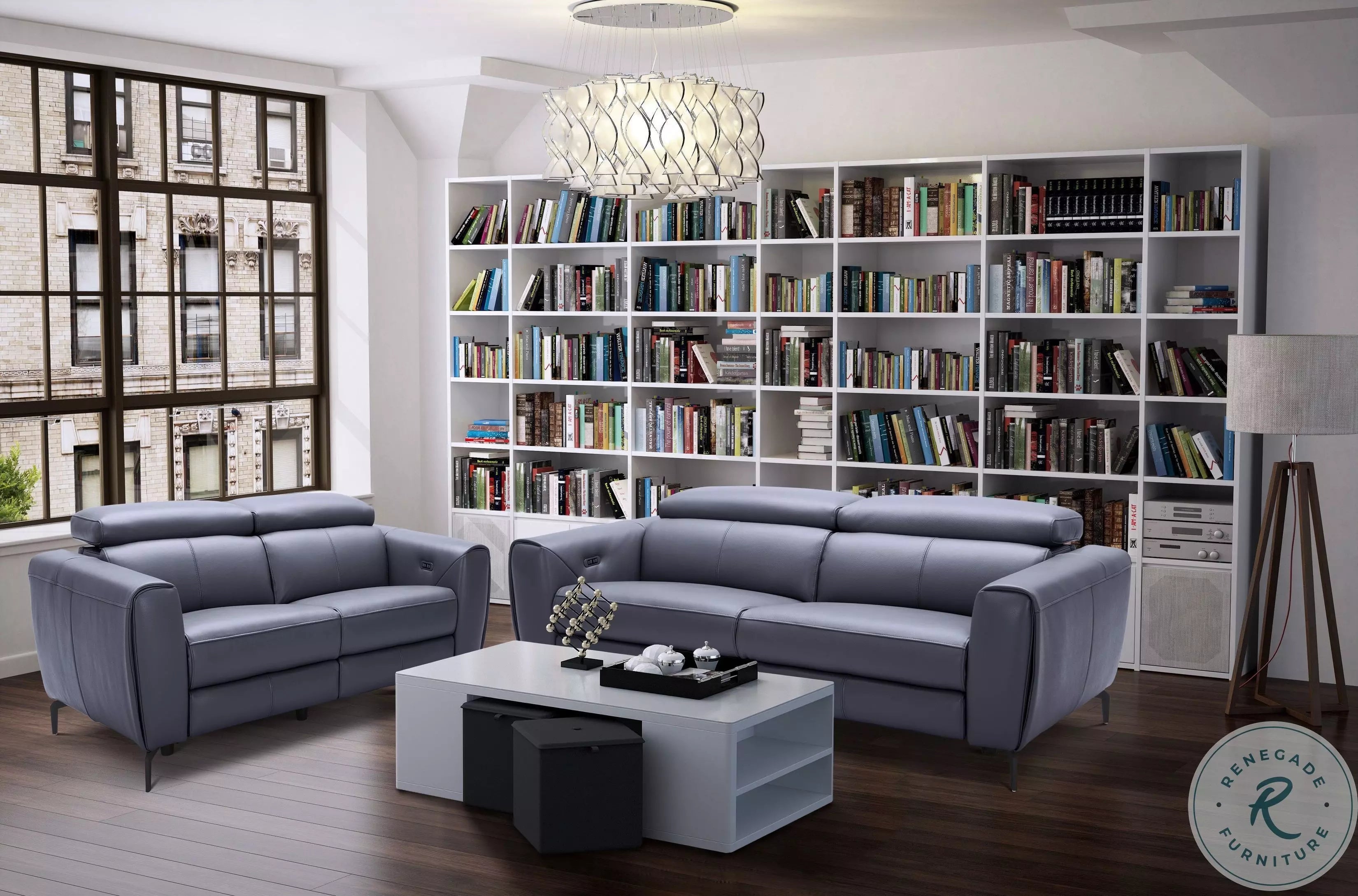 3 Seater Reclining Sofa&nbsp;For Home Furniture, Upholstery Pu Leatherette Premium And Durable Design For Living Room and Hall- Blue