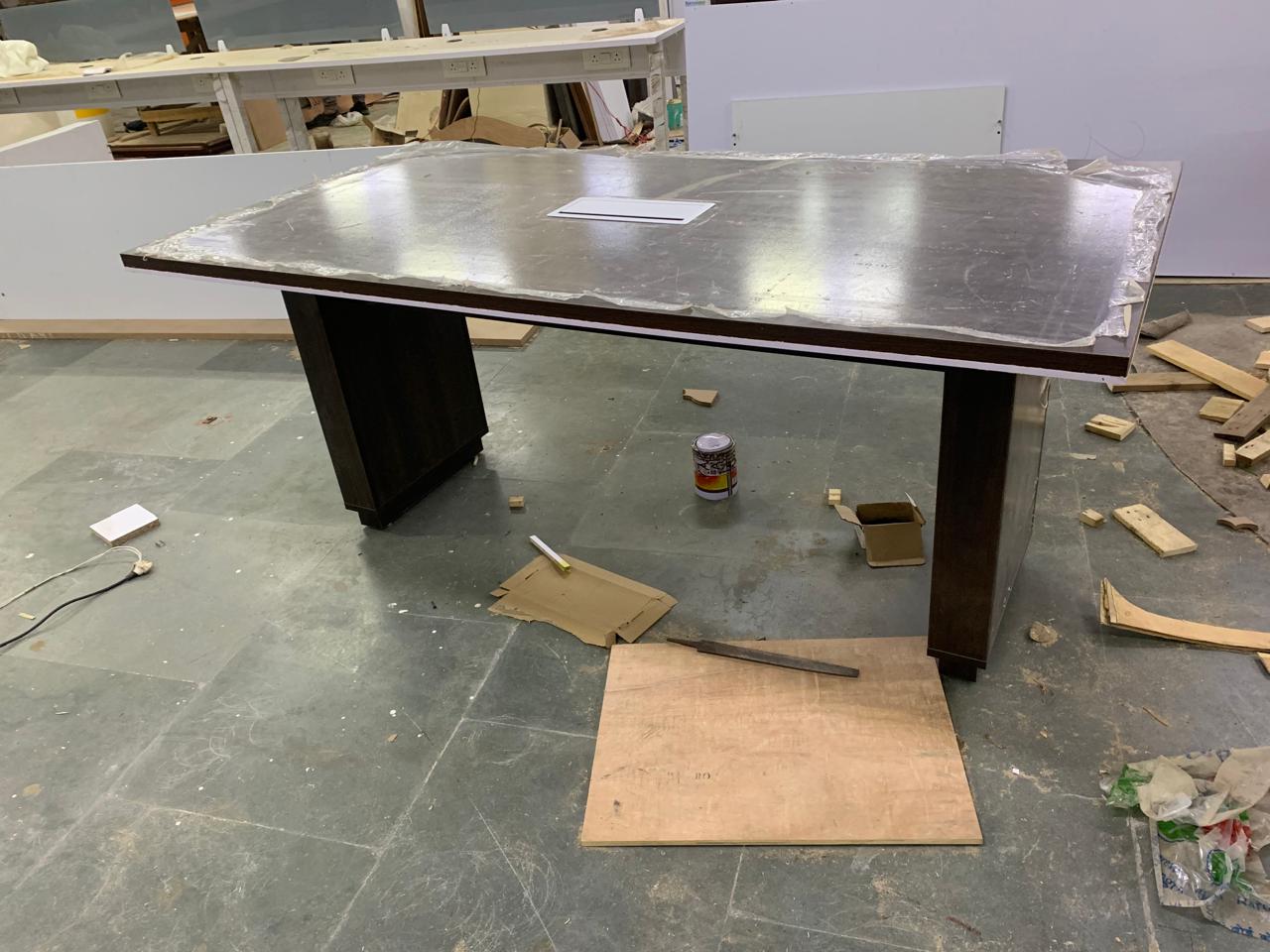 Conference Table for Office Furniture Premium High Quality & Best Design Made in Particle Board/ MDF/Plywood with Wire Manager and Meeting Table