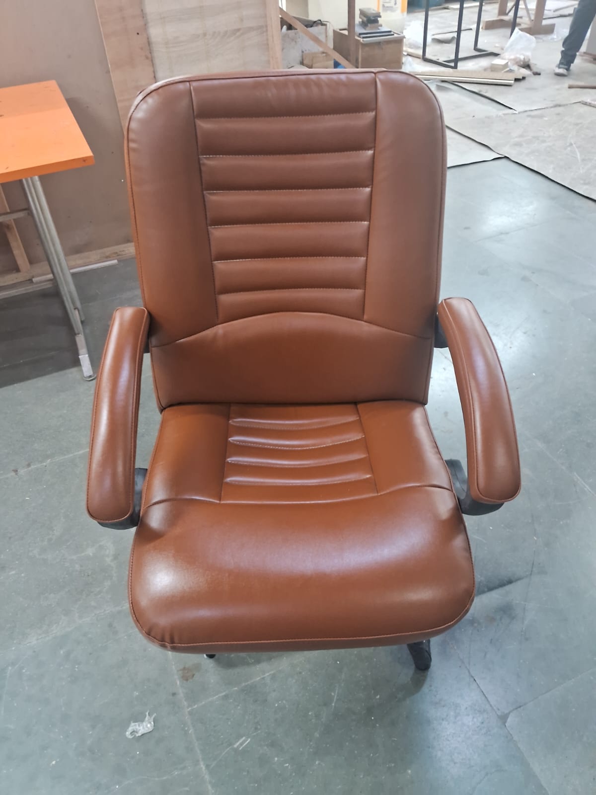 3 Seater Sofa for Home Furniture Made in Marandi wood with Premium Leatherette and Soft Seating for Living Room