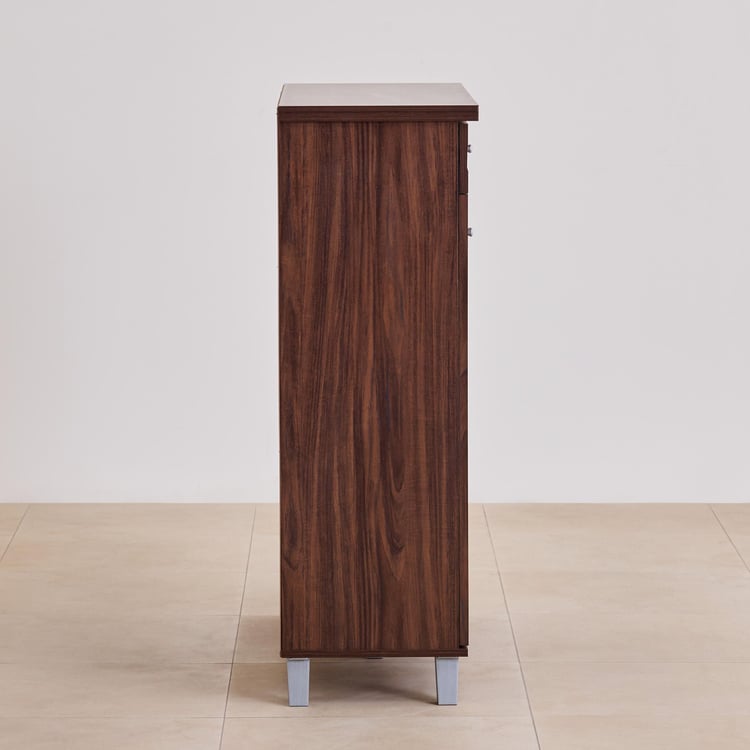 Wooden Shoes Storage Cabinet with Wooden Shelves, Multi-Utility Shelves and Elegant Finish