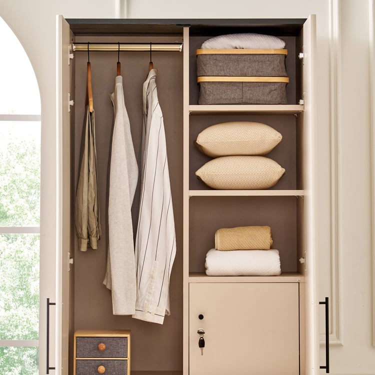 Wardrobe for Home 2 Doors Modular Aesthetic Appeal,Space-Saving Functionality, and High-Quality Storage Capacity
