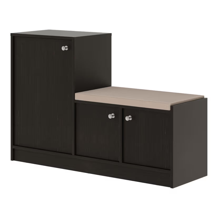 Wooden Shoes Storage Cabinet with Seating Design, High Durable Material Used For Long Lasting Use