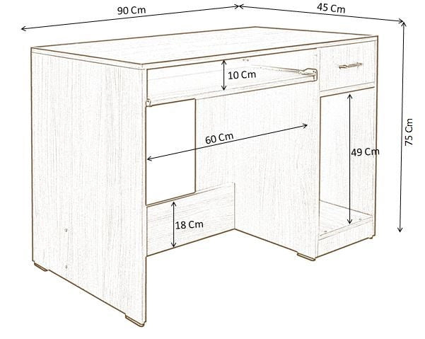 computer table office table study desk wooden table