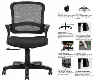 Low Back Executive Chair with Nylon Base