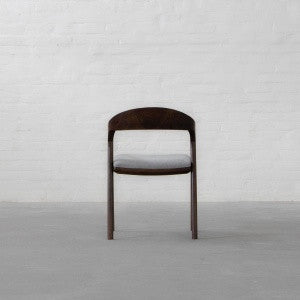 Modern Solid Wood Dining Chair with Upholstered Seat - Elegant & Comfortable Home Furniture