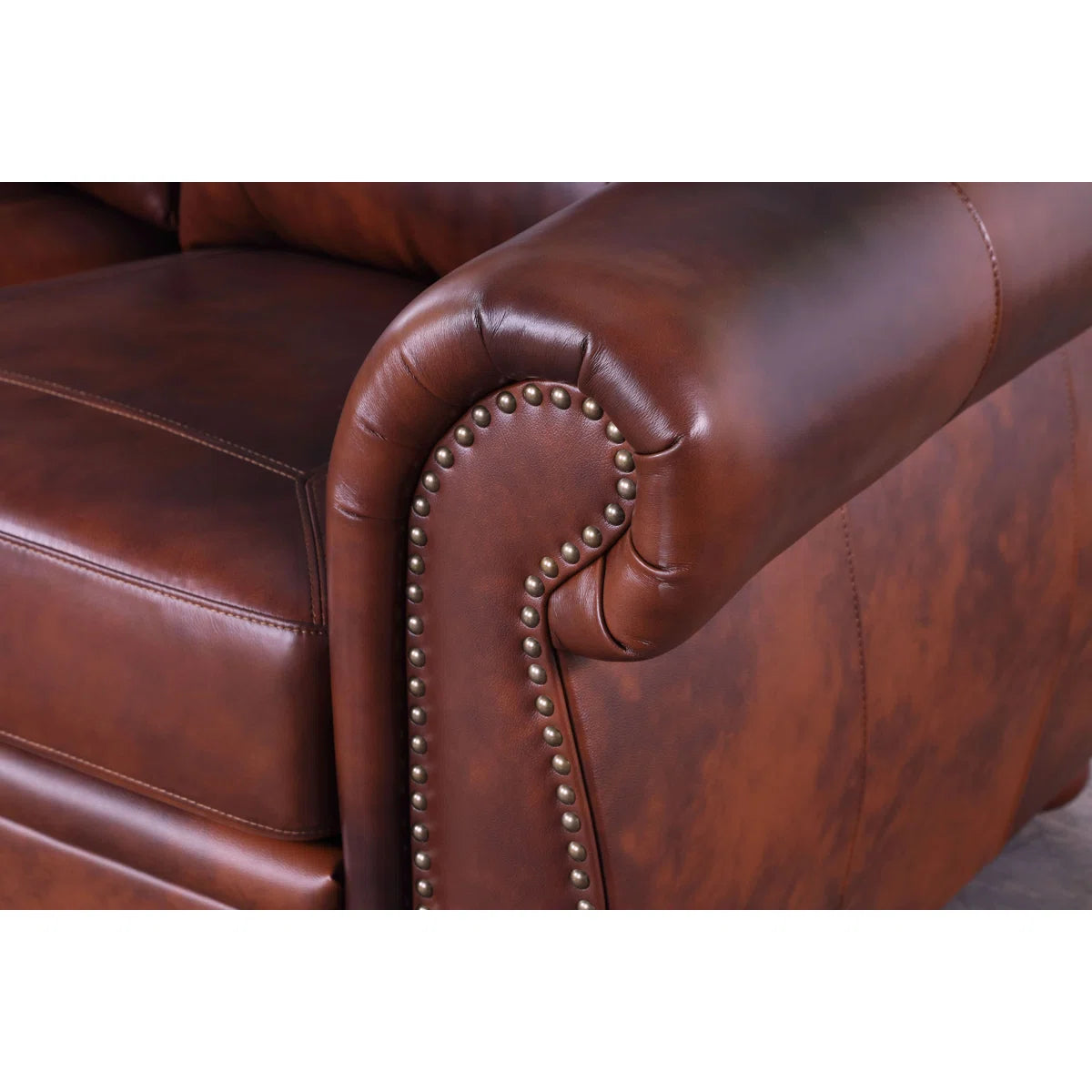 3 Seater&nbsp;Sofa For Home Furniture, Upholstery Pu leatherette Premium and Durable Design For Living Room and Office- Brown