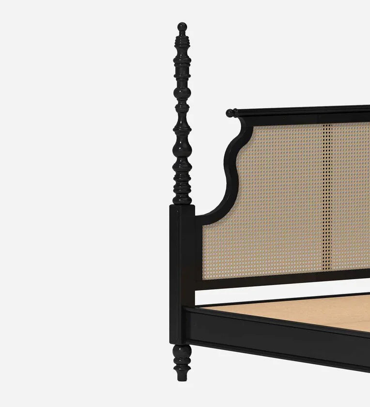 Poster Bed in Premium Sheesham Wood – Handcrafted Elegance in Rich Walnut Polish