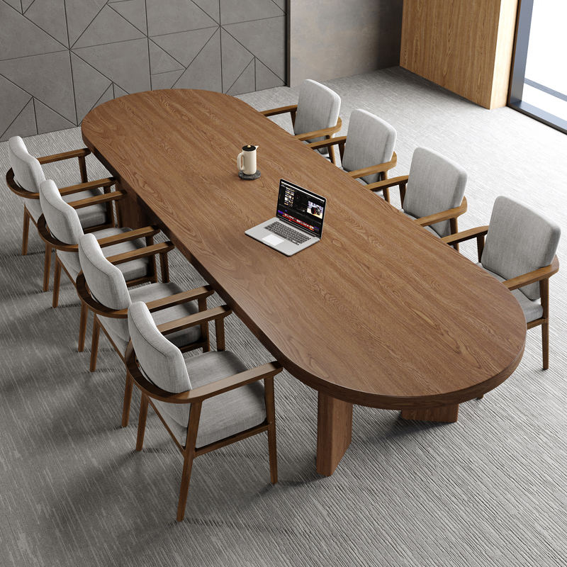 Conference and Meeting Table for Office Furniture & Durable Wooden Finish, Modern Aesthetics