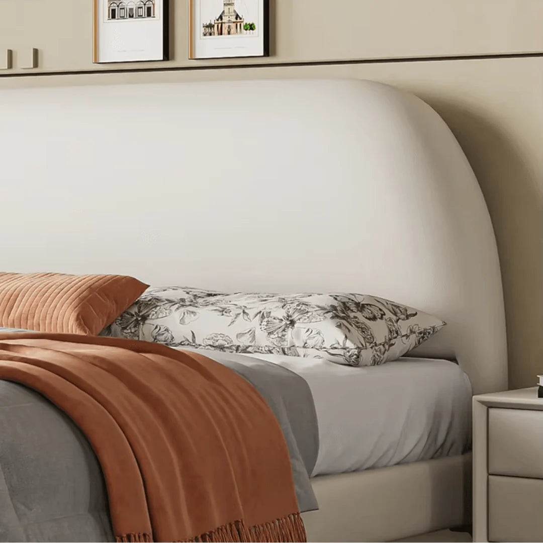 Modern Upholstered Bed – Soft Fabric, Solid Wood &amp; Engineered Frame, Luxurious Bedrooms