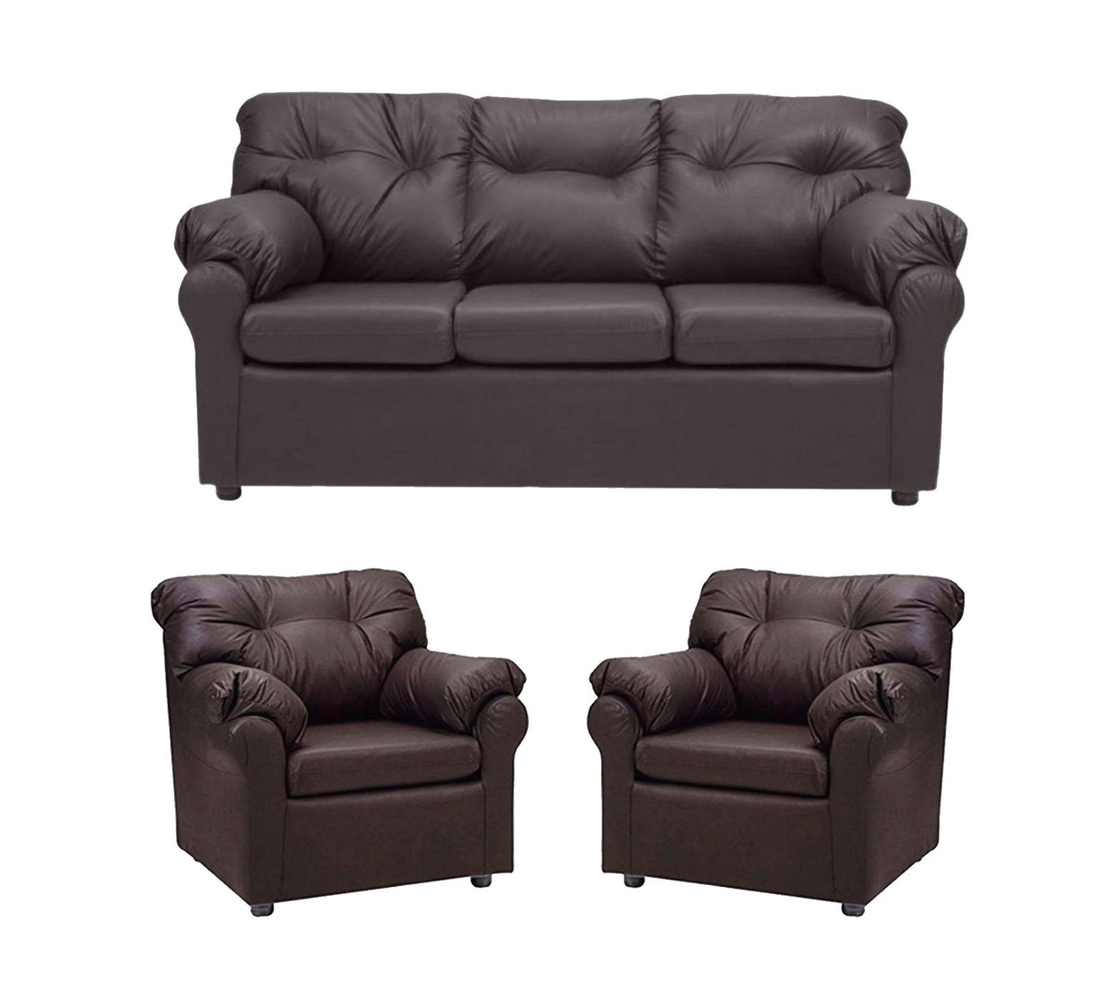 5 Seater Sofa Set with Wooden base -