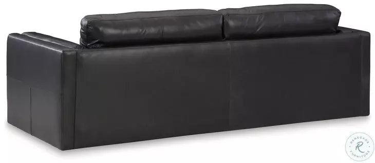 2 Seater Pu leatherette Sofa For Home And Furniture ,Modern and Durable Design For Living Room and Office- Black