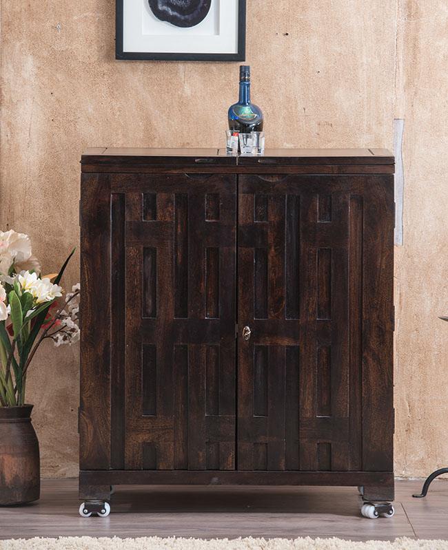 Wooden Bar Storage Cabinet Organizer with Premium and Long-Lasting Quality