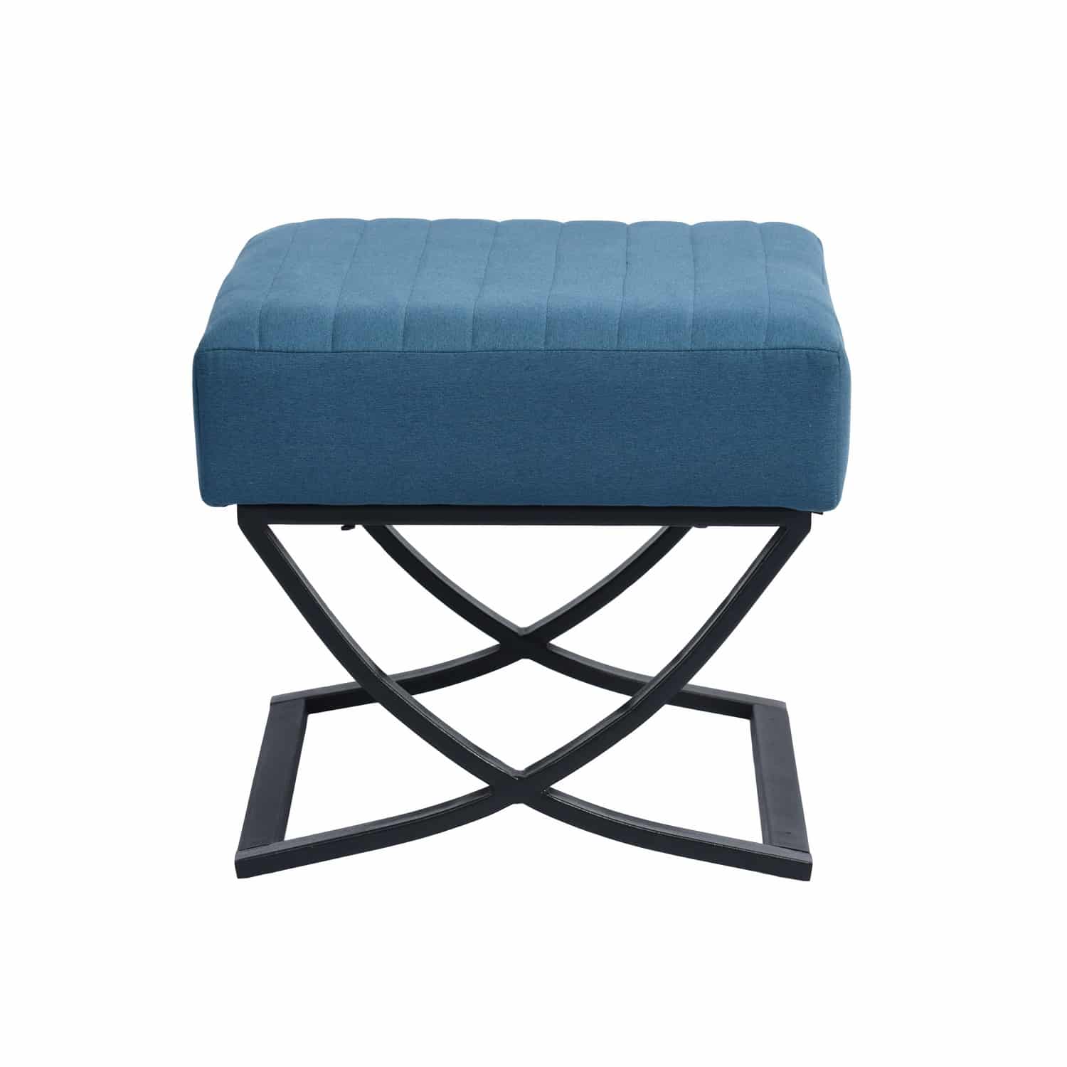 ফ্যাব্রিক গৃহসজ্জার সামগ্রী এবং ধাতব বেস অটোমান