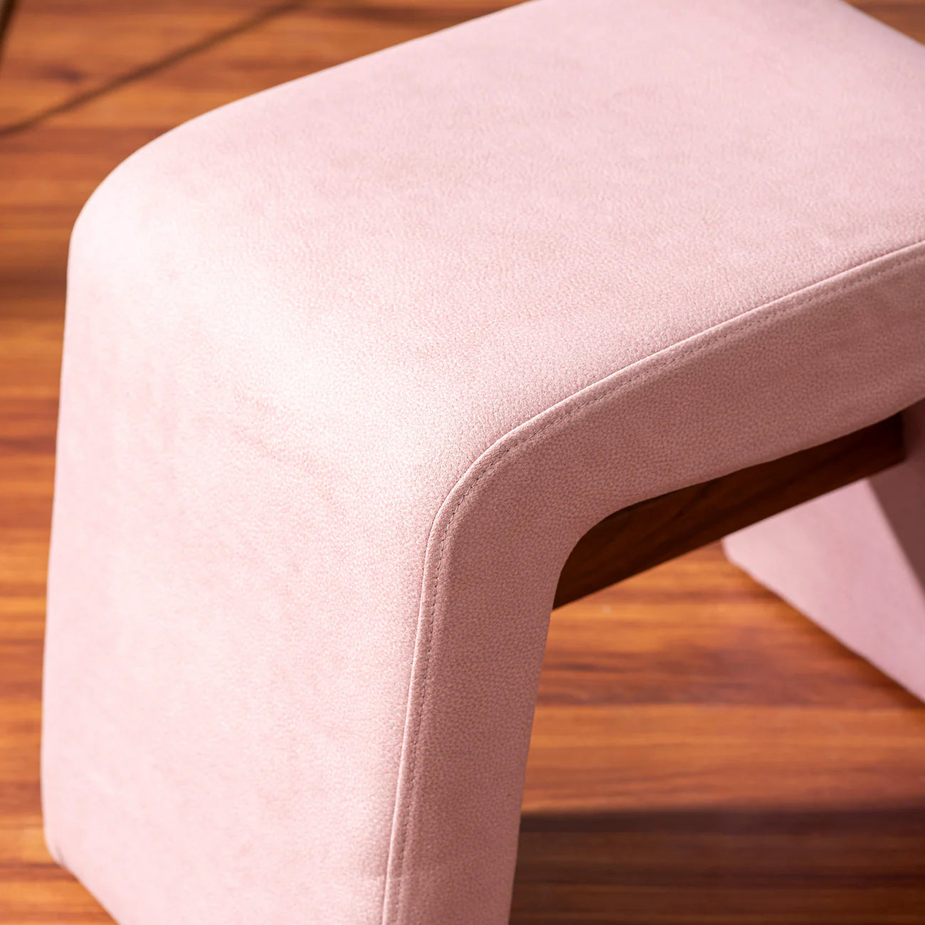 Ottoman for Living Room Upholstery with Durable Wooden Frame, Design, Perfect as Stylish Seating