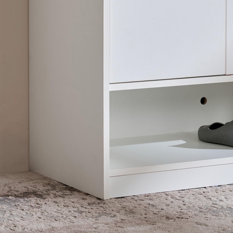 Wooden Shoes Storage Cabinet with Premium Shelves, Modern Shoe Cabinet with Soft hinges Mechanism