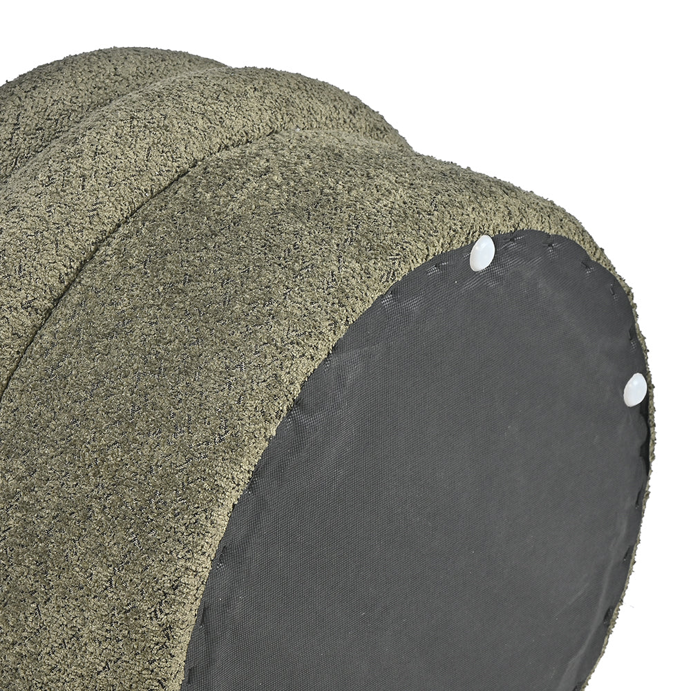 Ottoman with Plywood Base, Modern Design, Storage or Elegant Accent in Living Room or Bedroom.