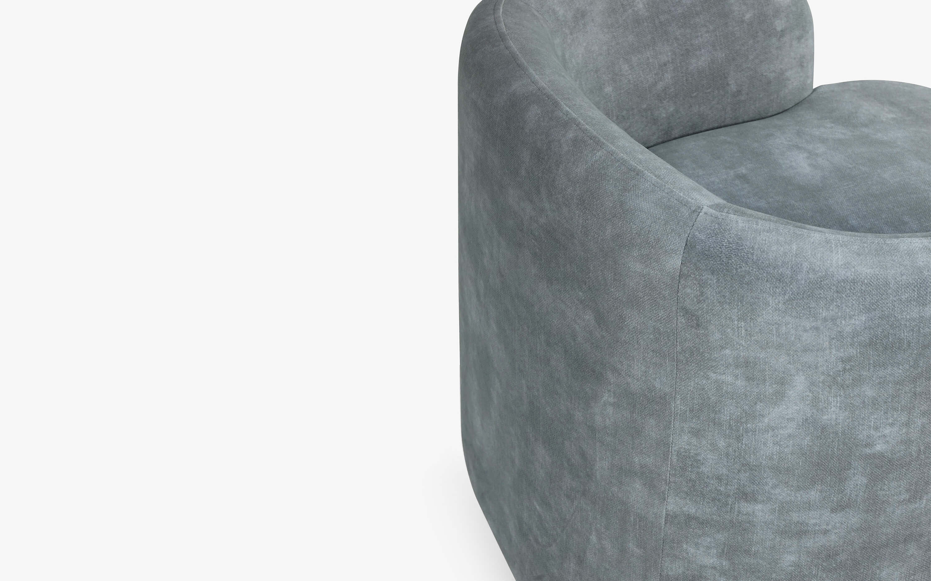 Lounge Chair For Home Furniture Modern & Durable Design Armchair Upholstery Velvet Comfortable Seating for Living Room & Offices - Green